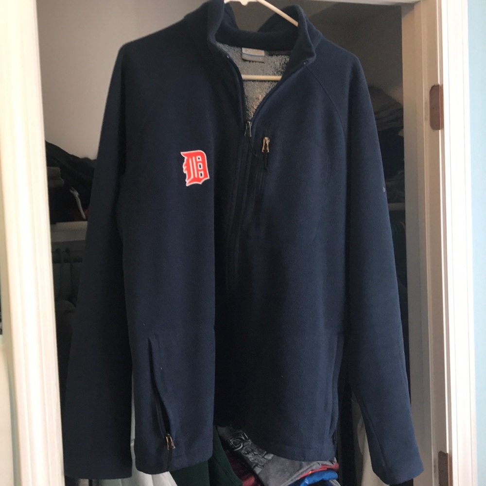 Detroit Tigers Columbia full zip fleece jacket